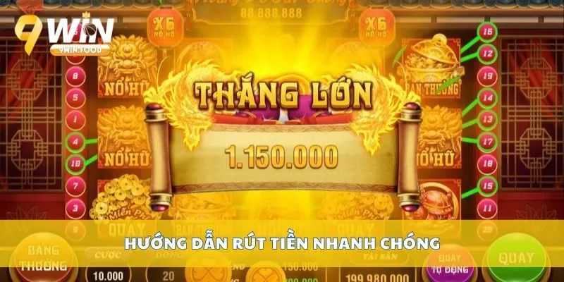 Hướng dẫn rút tiền nhanh chóng